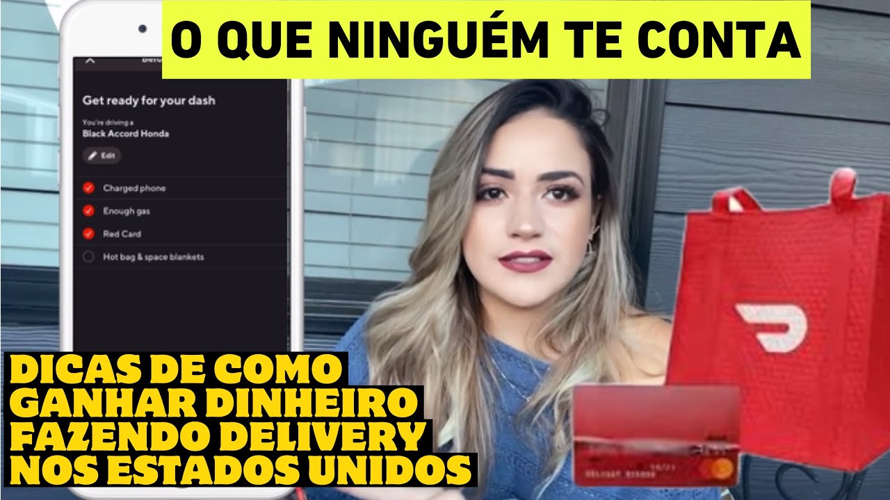 Como usar Doordash pra fazer Delivery nos Estados Unidos - Passo a Passo