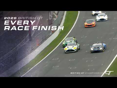 Every Race Finish from the 2026 British GT Season | British GT 2026