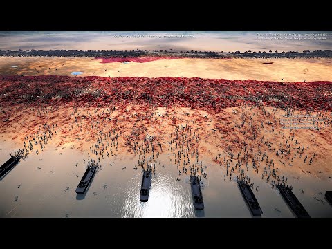 300,000 US SOLDIERS CHARGED GERMAN DEFENSES ON OMAHA BEACH | Ultimate Epic Battle Simulator 2 UEBS 2