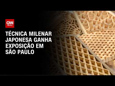 Kigumi: Técnica milenar japonesa ganha exposição em SP | CNN PRIME TIME