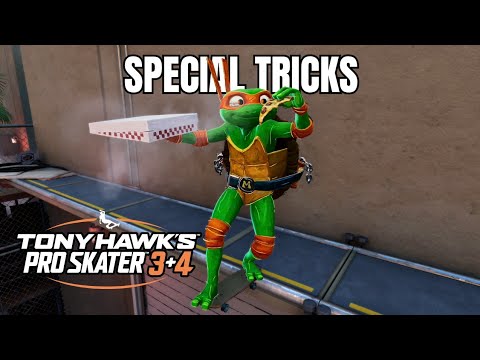 Tony Hawk's Pro Skater 3+4: All Special Tricks