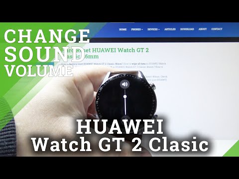 How to Change Sound Volume in HUAWEI Watch GT 2 Classic – Sound Settings