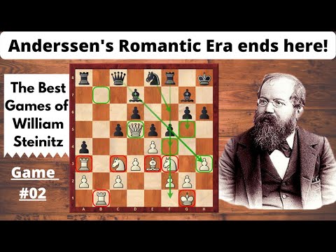 Anderssen's Romantic Era ends here! Anderssen vs Steinitz London 1866 Game 2 Atul Dahale