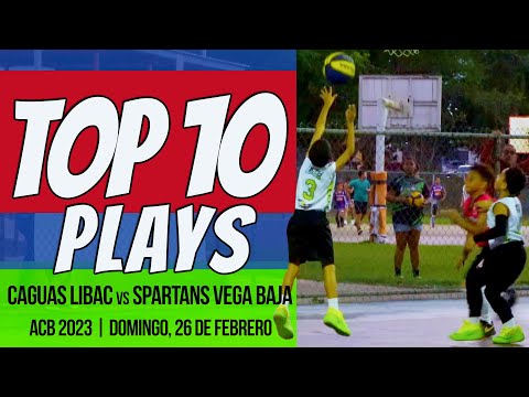 Spartans Vega Baja vs Caguas Libac, Top 10 Plays 🏆 | Torneo ACB 9U | Domingo 26 febrero 2023