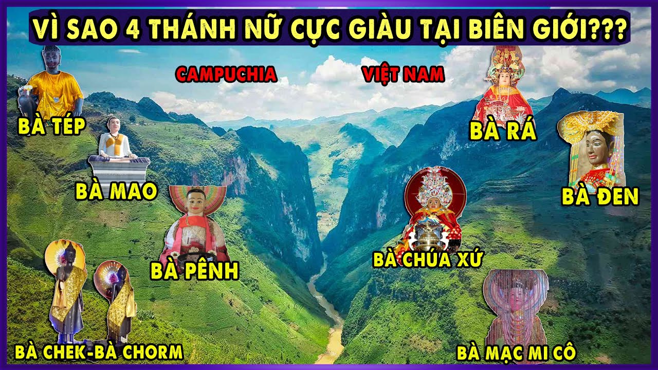 Đây là lí do 4 Bà Thánh Mẫu Nổi Tiếng Giàu Có ở Biên Giới Nam Bộ!!! | Văn Hoá Tín Ngưỡng