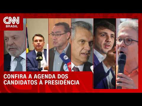 Eleições 2026: confira a agenda dos candidatos à presidência | CNN NOVO DIA