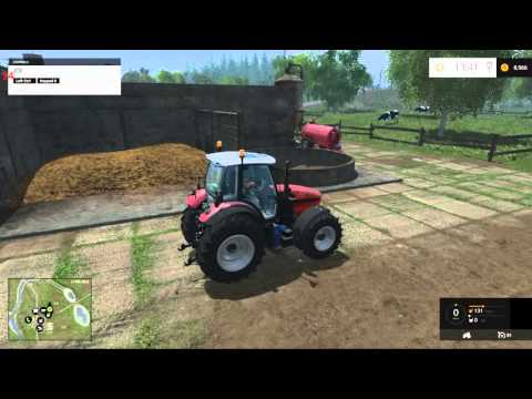 Lets Play Farming Simulator 15 Gold on Sosnovka   "new Combine"
