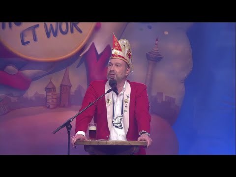 Der Sitzungspräsident "Volker Weininger" | Düsseldorf Helau 2025