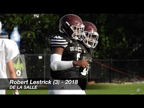 De La Salle '18 LB Robert Lestrick delivers BIG hit vs. Jesuit