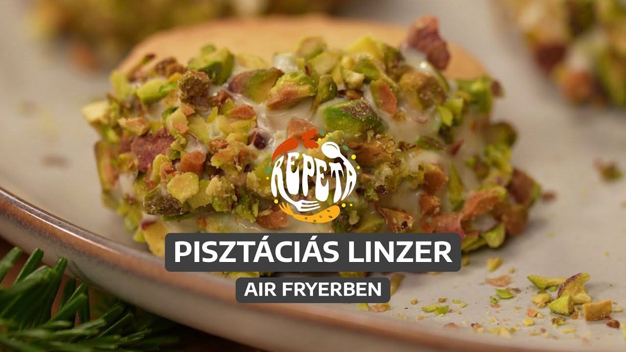 Pisztáciás linzer air fryerben | Repeta