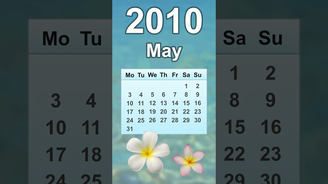 May 2010 Calendar