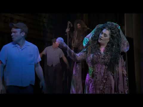Pre-Broadway Chicago trailer still highlighting daffodils and spectacle