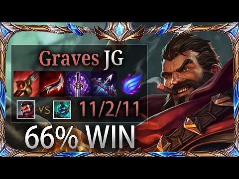 66%WIN Graves JG vs Hecarim - EUW Challenger Patch 10.17