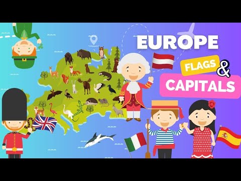 2. EUROPE - Countries, Flags & Capital Cities - countries of the world