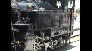 preview picture of video 'Train à vapeur du Blonay-Chamby à Broc-Fabrique'