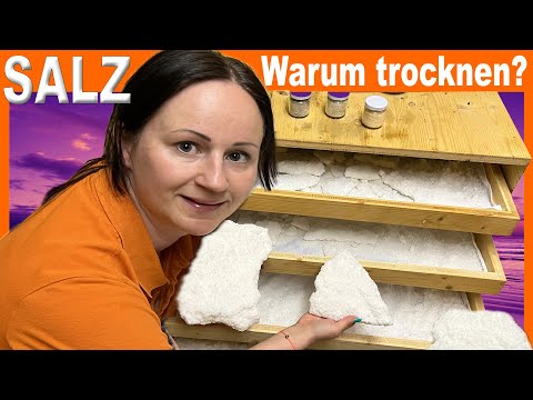 Salz warum trocknen | Warum solltet Ihr das tun | Trockenes Salz funktioniert bei Kräutersalz besser