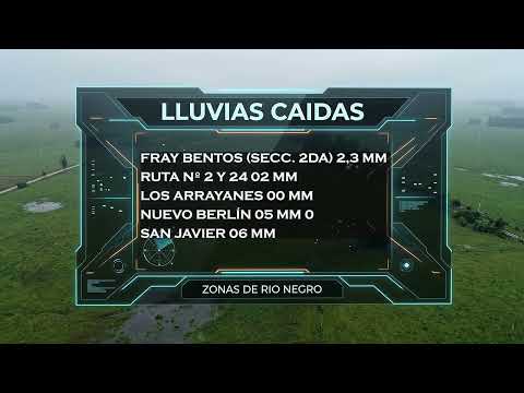 Datos de Lluvias Caidas en Río Negro