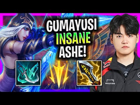 GUMAYUSI IS INSANE WITH ASHE! | T1 Gumayusi Plays Ashe ADC vs Ezreal!  Season 2025