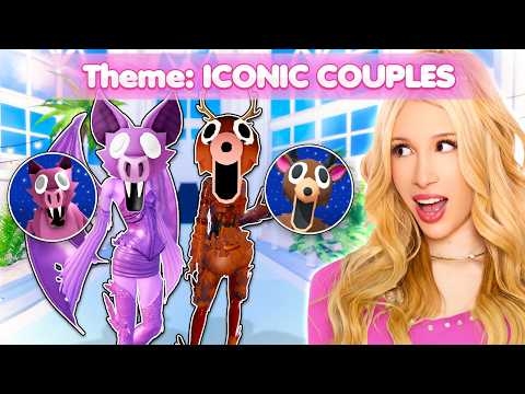 Buying ICONIC COUPLES 99 NIGHTS IN THE FOREST THEMES in DRESS TO IMPRESS... W/ @RussoBloxy