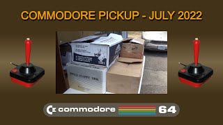 Commodore computer stuff pickup - July 2022