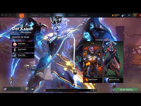 Master-Tier Queen of Pain Versus Platinum-Tier Ember Spirit - Full Gameplay