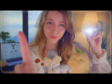ASMR CUTE 5 SENSES EXAM 🧸 Caring Doctor Roleplay 💛