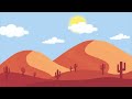 Day To Night Timelapse 2D Animation