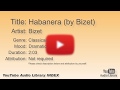 Habanera By Bizet Bizet Classical Dramatic YouTube Audio Library BGM