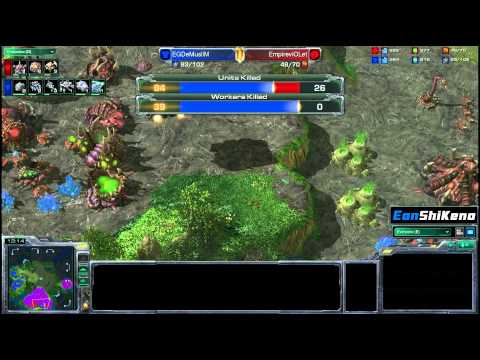 viOLet vs DeMuslim ZvT G4 Starcraft 2 EonShiKeno
