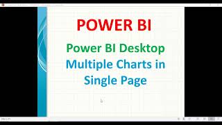Power BI Tutorials | Power BI Multiple Charts in Single Page | charts in Power BI