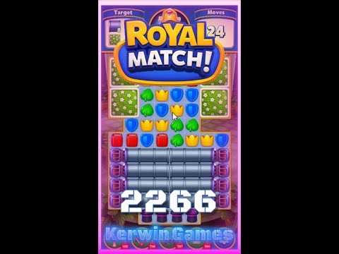 Royal Match Level 2266 - No Boosters Gameplay