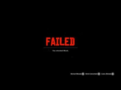 Red Dead Redemption 2 - Trying to get rid of Micah