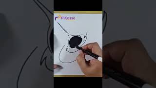 How to Draw a Black Hole Easy in Less Than One Minutes