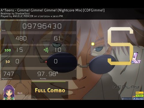 A*Teens - Gimme! Gimme! Gimme! (Nightcore Mix) [CDFGimme!] +DT FC 502pp