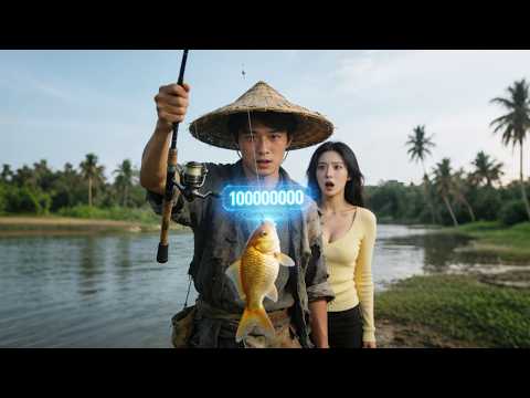 1條魚值1000萬！窮小夥覺醒神秘系統，釣魚即可兌換萬物，一夜逆襲首富！高冷女神送上百億主動倒追！【MTDJ】#短劇 #逆襲 #美女 #窮小子