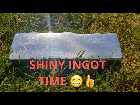 Casting a SHINY mirrored INGOT - DEVIL FORGE