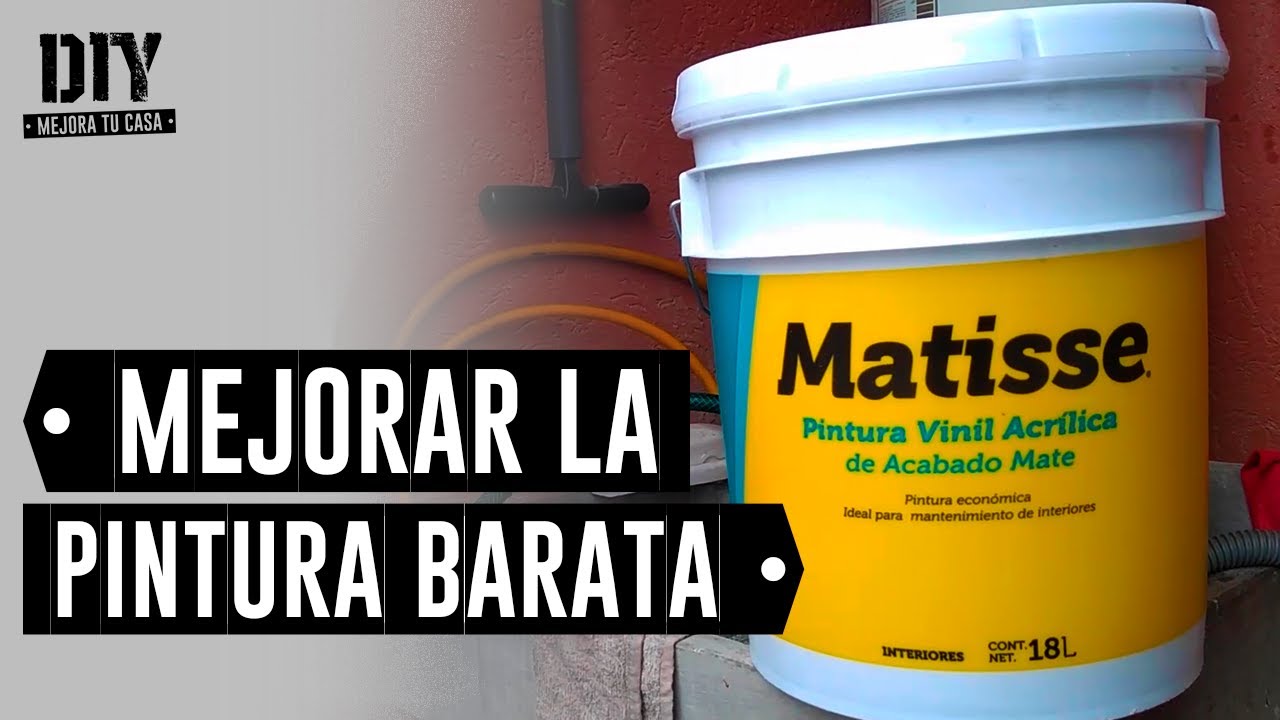 Watch Cómo MEJORAR o REPARAR una PINTURA ECONOMICA para usarla en exteriores | MEJORA TU CASA DIY Now Cómo MEJORAR o REPARAR una PINTURA ECONOMICA para usarla en exteriores | MEJORA TU CASA DIY