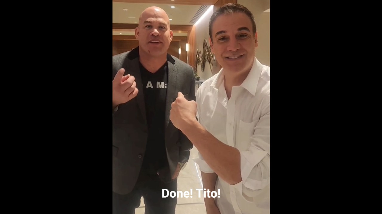 Tito Ortiz and Jazz Securo promote Thy Will Be Done