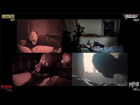 Nosferatu (2024/2023/1979/1922) side-by-side comparison