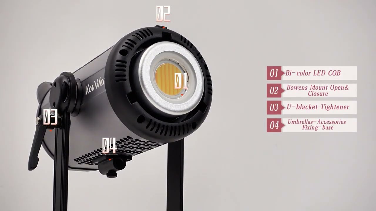 Tolifo KW-200B PRO COB LED Studio Light Unboxing（同級 COB 棚燈開箱，同類型替補）