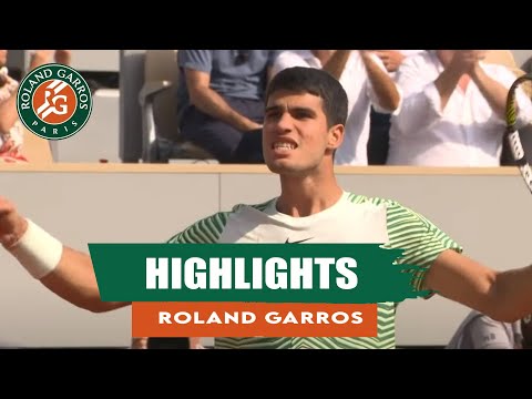 Carlos Alcaraz vs Novak Djokovic | Highlights | Roland Garros | 9th June 2023
