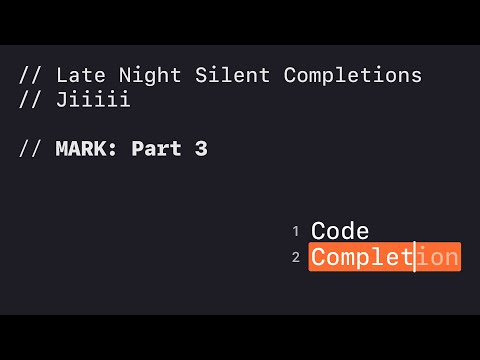 Late Night Silent Completions: Jiiiii — Part 3 thumbnail