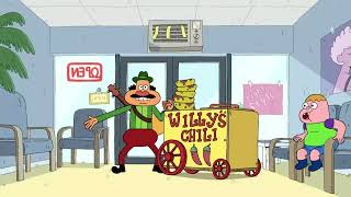Sandy at the salon scene from Clarence