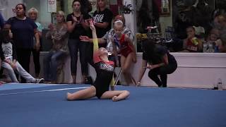 Lux Guzman 2nd Place Floor Masquerade Mania 2018 Wildfire Gymnast Level 4