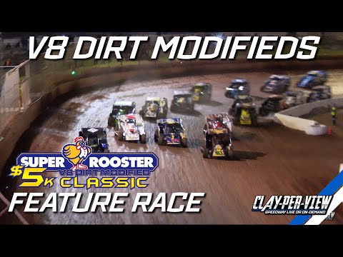 V8 Dirt Modifieds | $5k Super Rooster Classic - Toowoomba - 30th Sept 2023 | Clay-Per-View