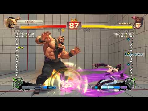 USF4 : barrytak Zangief VS Juri