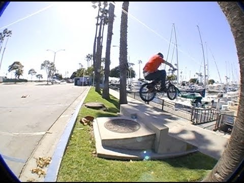 Brutal BMX Gap Fail (then comes back to land it!)