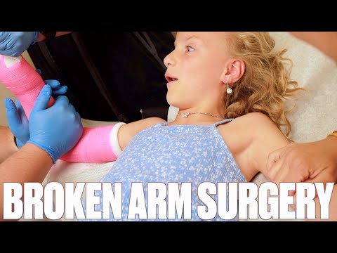 FINDING OUT IF OUR DAUGHTER NEEDS SURGERY ON HER ARM BROKEN IN TWO PLACES | GETTING CAST PUT ON