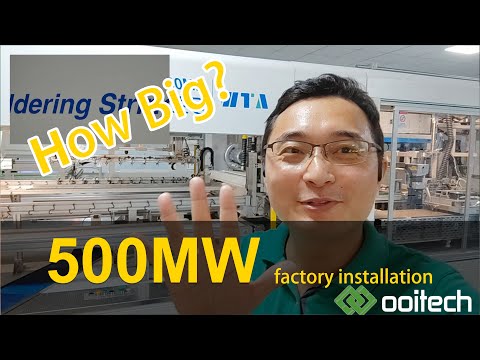 , title : 'How Big a 500MW Solar Panel Production Line'