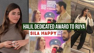 Halil Ibrahim Ceyhan Dedicated Award to Ruya Coric !Sila Turkoglu Happy